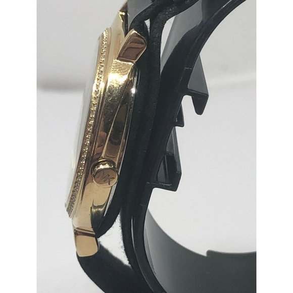 Michael Kors MK2662 Cinthia Women\'s Black Leather